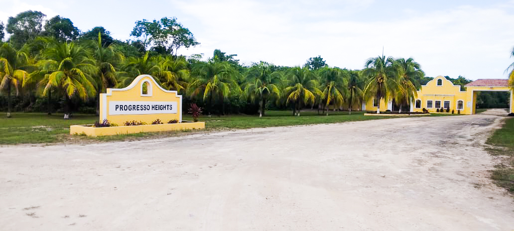 Front Gate Entrance with Sign